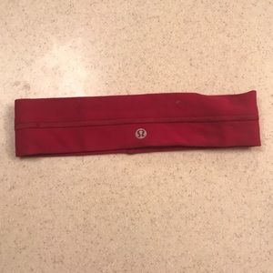 Red Lululemon Headband
